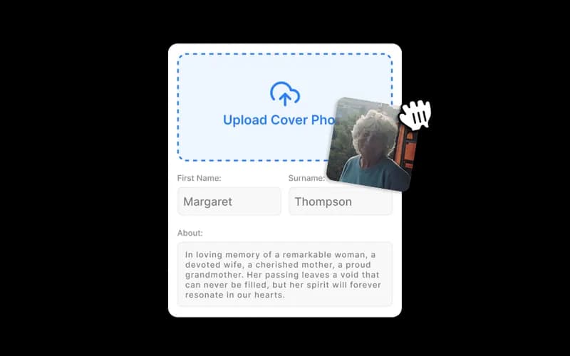 Create memorial illustration