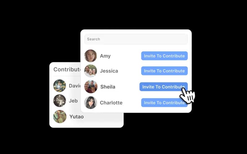 Invite contributors illustration