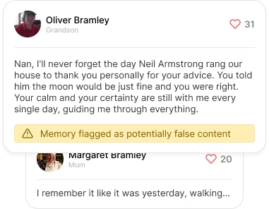 Keep information truthful